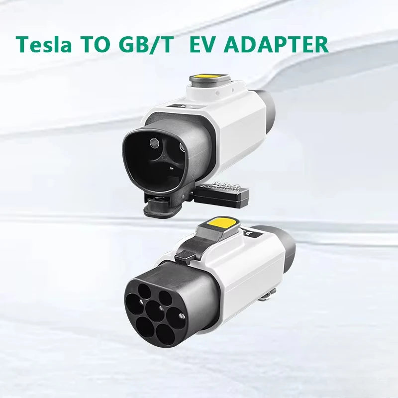 For Tesla charging station Tesl a to GBT Electric Car 250V EV Charger 32A 7KW NACS To GBT With Anti-theft lock Adapter BYD