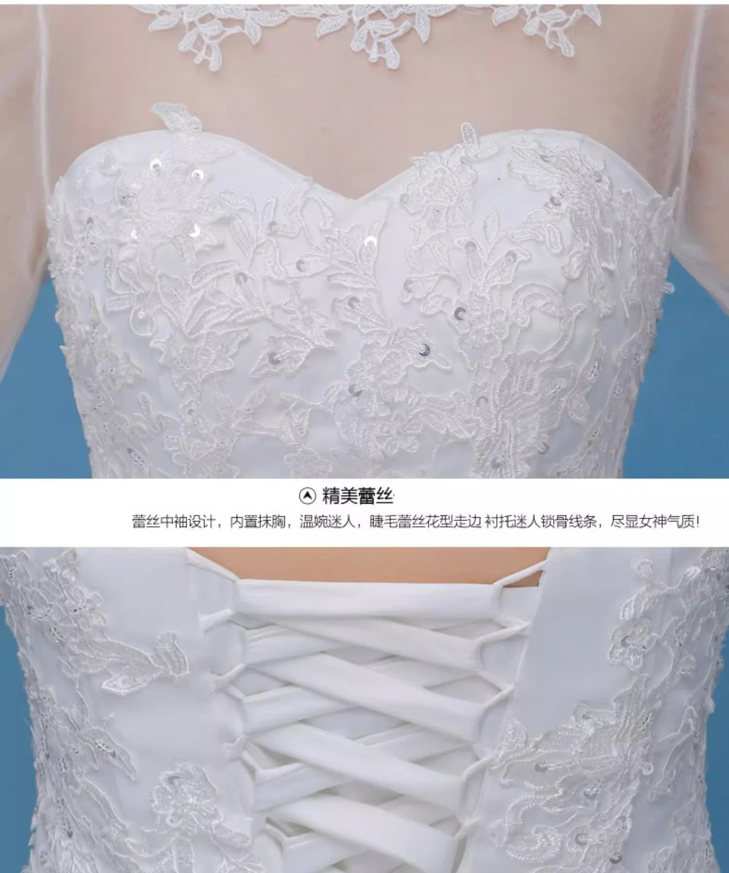 MDYS-A855#Korean Round Neck Floor-Length 2024 New Summer Bride Wedding Dress Wholesale Cheap Free Custom Large Size From China