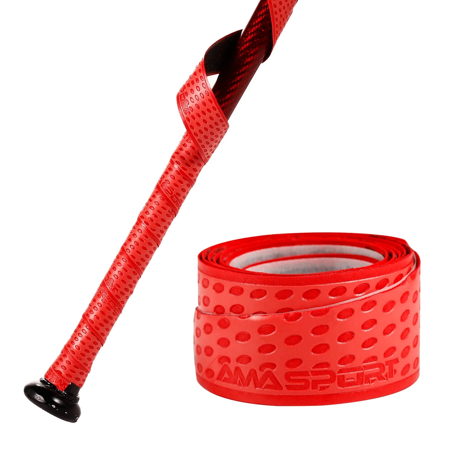 AMASPORT Baseball Bat Grip 1.1mm New Arrivals Embossed Pattern Grips for Baseball Bat Tape for Base Ball Accessories