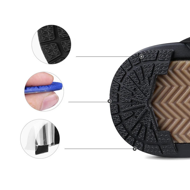 Wear-resistant Sole Protector for Sneakers Heel Outsole Rubber Sole Replacement Adhesive Insoles for Shoes Sole Repair Sticker