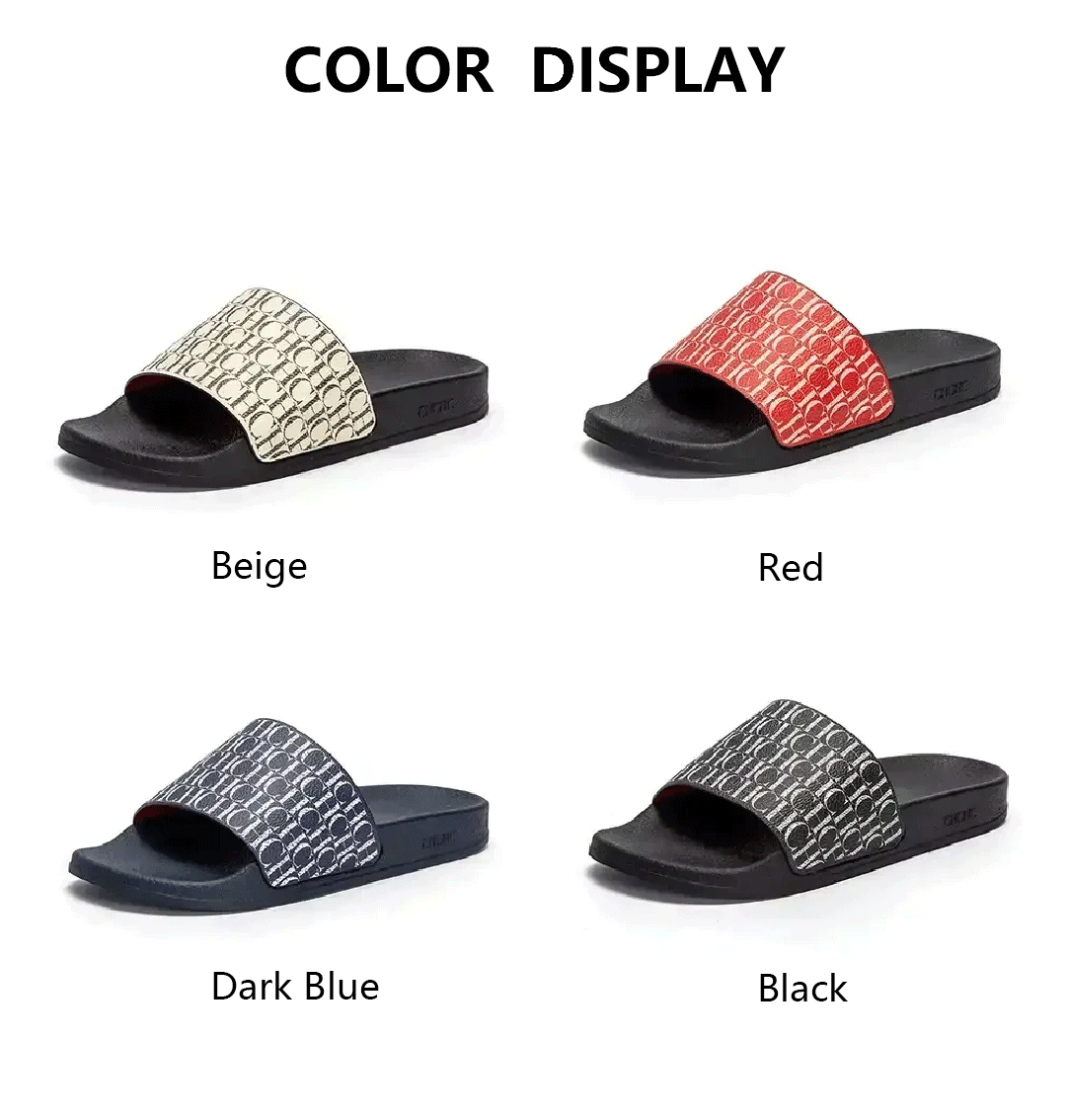 CH Women's Slippers Trendy Style Letter Print Design High Quality Beach Slippers Can Be Worn Out Premium Fashion Women's Casual