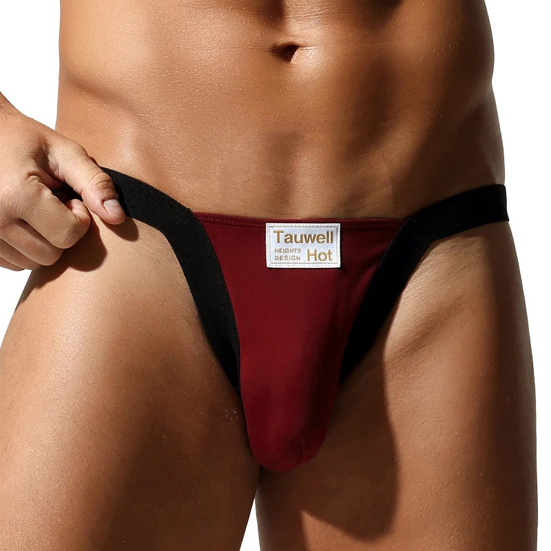TAUWELL New Arrivals Men's sexy Jockstrap Comfortable Cotton Material Underwear