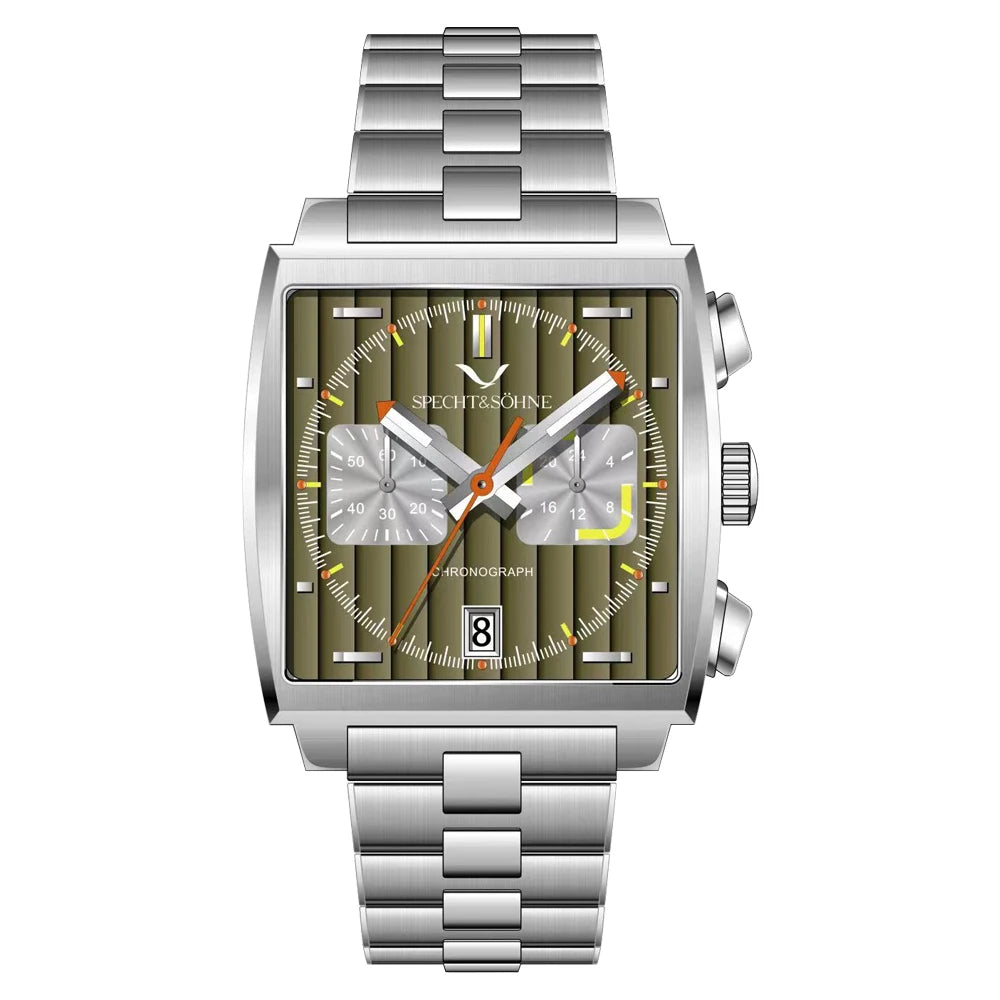 2025 Specht & Sohne New Arrivals Mens Watches Top Brand Luxury Stainless Steel Japan VK64 Chronograph Male Quartz Wristwatches
