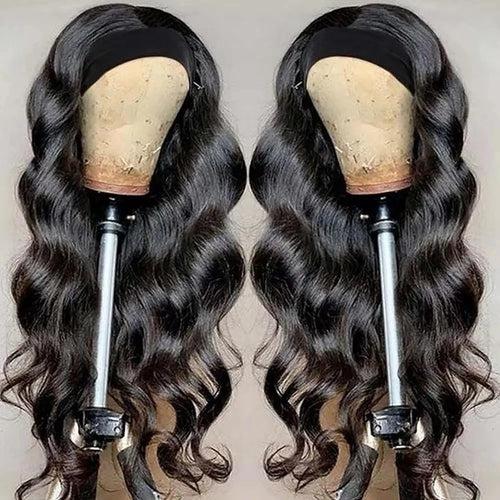 42 Inch Body Wave Headband Wig for Women Human Hair Glueless Wear and Go Glueless  Brazilian Virgin Human Hair 200 Density