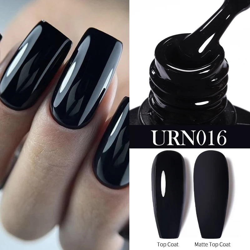UR SUGAR 1-step Gel Polish 12ML Glitter Nail Spring Summer White Nude Pink Gel Nail Polish 3 IN 1 No Need Base Gel and Top Coat