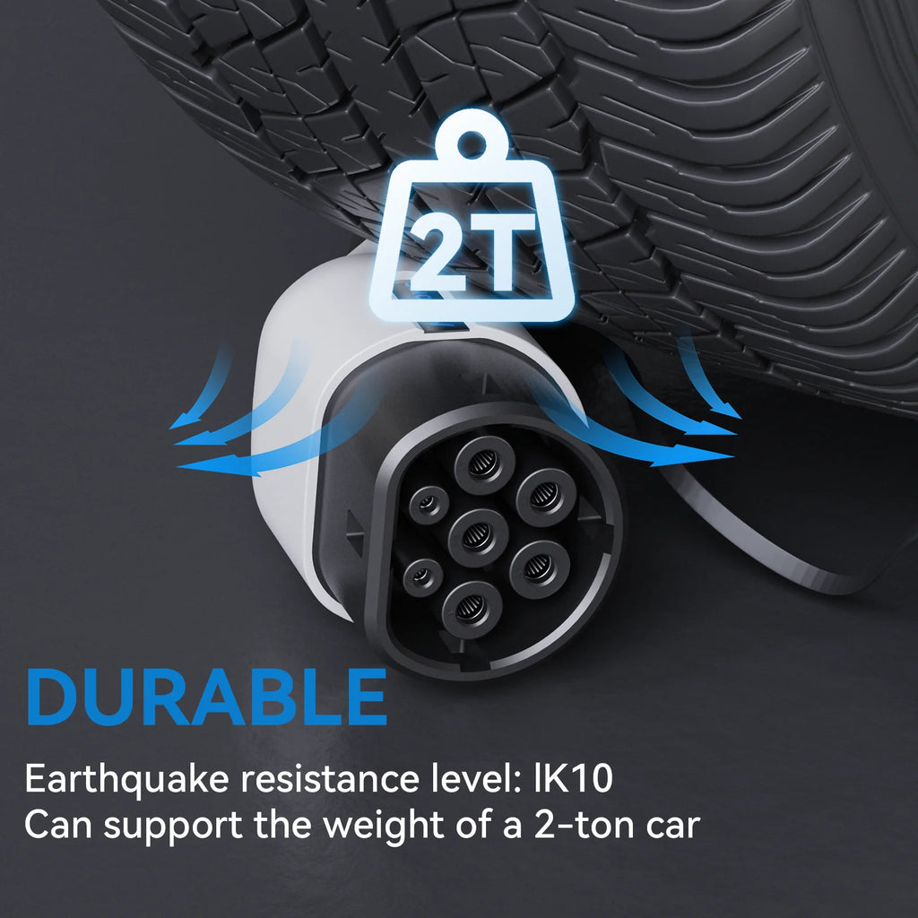 Khons Type2 EV Charger 22kw 32A Three-Phase Portable EV Charger EVSE Wallbox With Australian Industrial Plug For BYD Tesla Cars