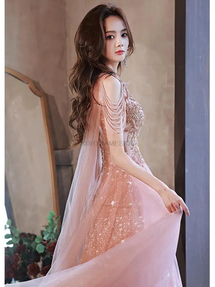 Luxury French Trailing Sequined Bride Wedding Dress Sexy Ball Gown Wedding Evening Party Summer Dress Women Formal vestidos