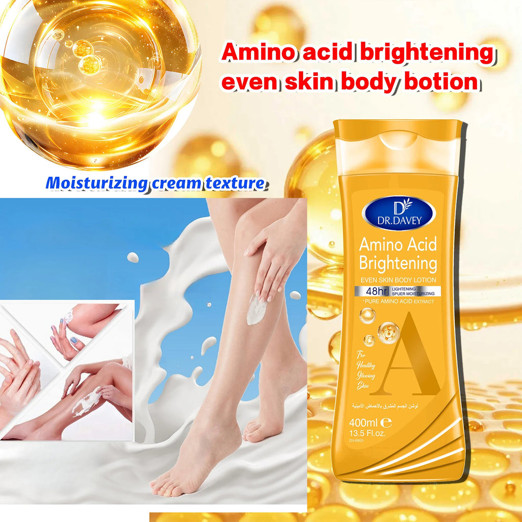 2PCS Amino Acid  Body Oil+Body Lotion Body skincare set, skin care oil, body lotion, moisturizing and hydrating care