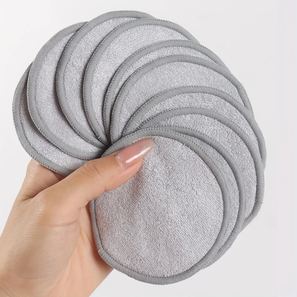 10 Reusable Makeup Remover Pads, A Gentle Facial Cleansing Sponge Suitable for All Skin Types, Odorless, Beauty Tool