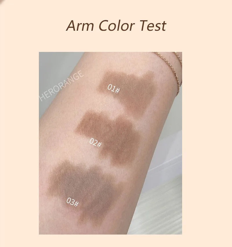 Double Head Contour Stick Bronzer with Brush Face Nose Shadow Cream Contour Pen Waterproof Lasting Contouring Makeup Cosmetics