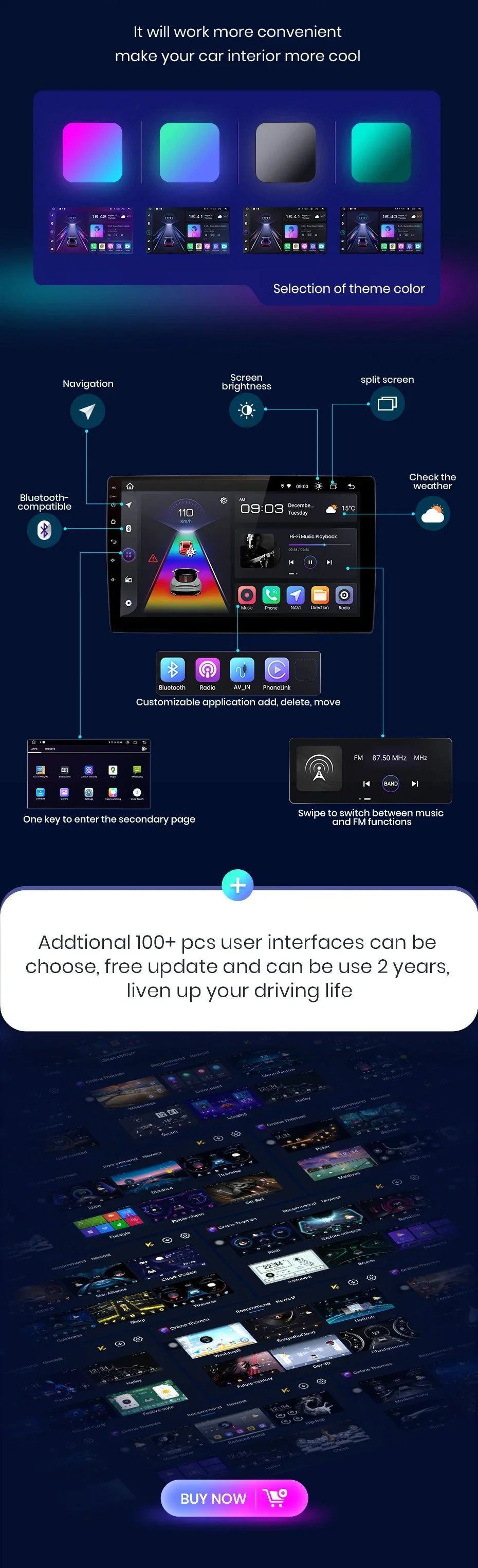 Junsun Wireless CarPlay Car Radio For Jeep Grand Cherokee II WJ 1998-2004 Android Auto RDS 4G WiFi Car Intelligent System