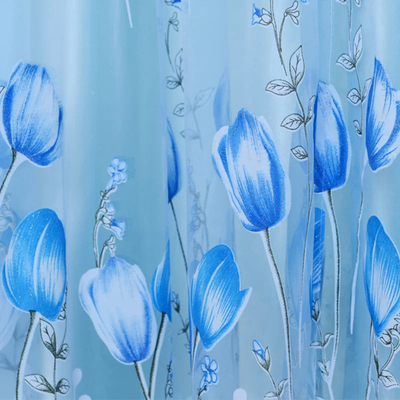 1Pc Modern Tulip Window Screen Living Room Bedroom Door Kitchen Drape Curtain Home Decoration Supplies 2030