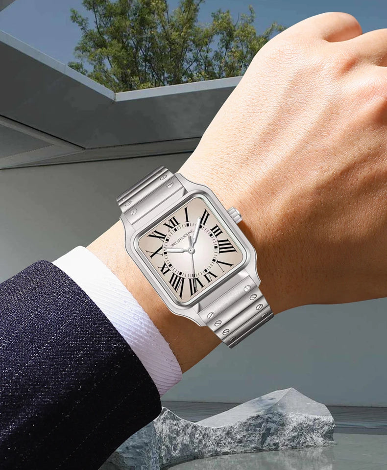 New Arrivals Specht & Söhne Mens Watches Stainless Steel Sapphire Crystal Classic VH31 Quartz Watch Relogio Masculino Waterproof