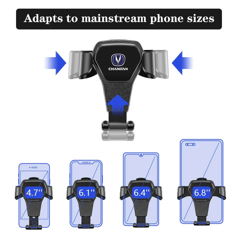 Gravity Auto Phone Holder Car Air Vent Clip Cell Phone Stand Support For Changan X7 UNI-T CS35 CX70 CS85 CS55 CS75 CS15 F70 CS95