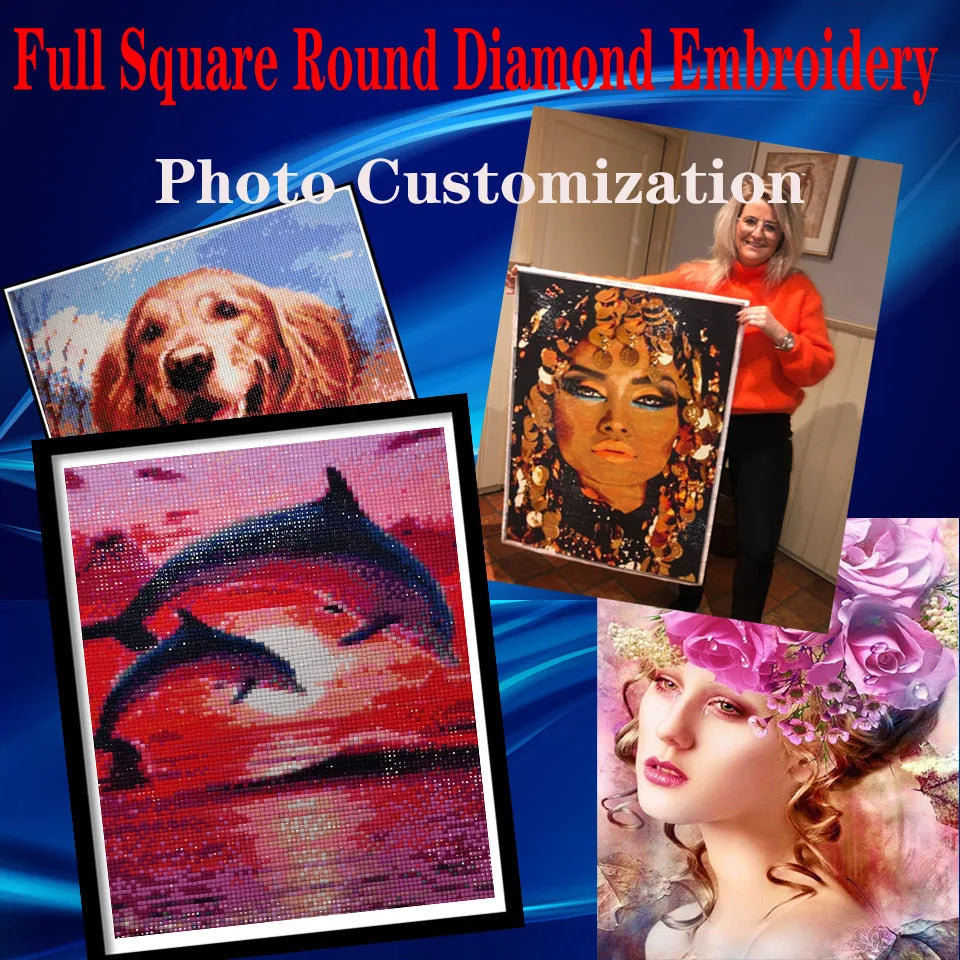 New Arrivals Diamond Painting Animal Full Diy Mosaic Embroidery Phoenix Fantasy Art Gift Set Home Decor Rhinestone Pictures