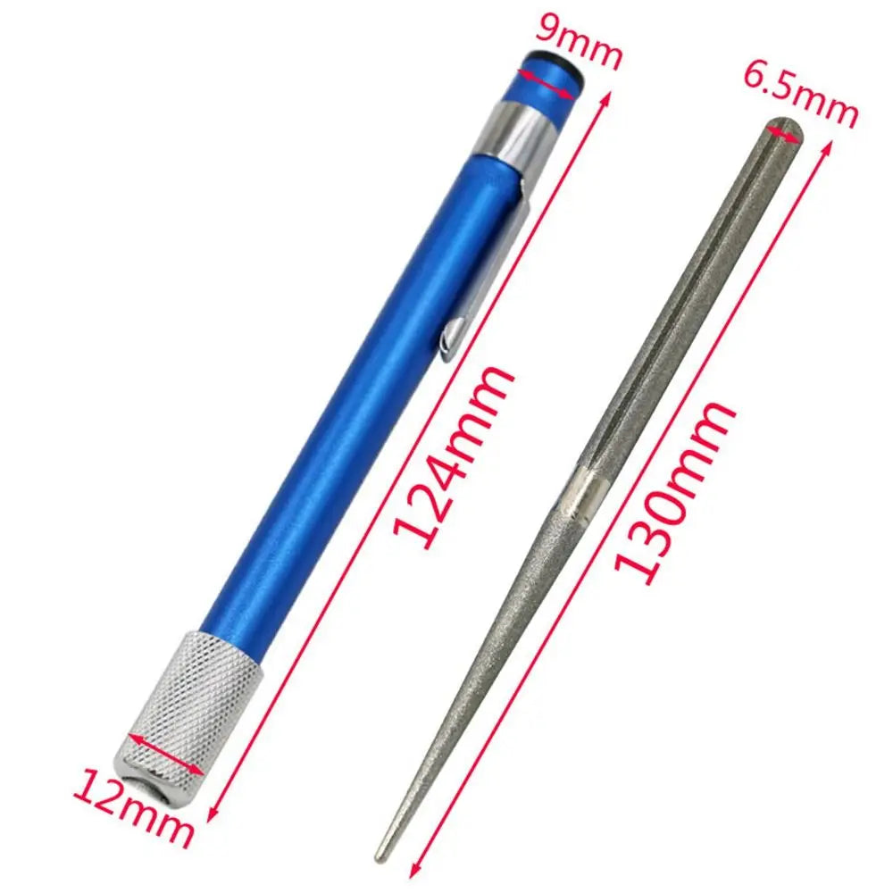 Hot Sale Fishing Hook Sharpener Pen Sharpener High Quality Outdoor Tool Diamond Pen shaped Sharpener New Arrivals Fishing Tools