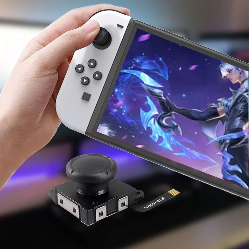 1-6PCS Hall Sensing Joystick for JoyCon Replacement No Drifting Electromagnetic Stick for Nintendo Swicth / Switch OLED/Lite