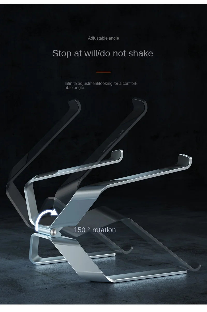Aluminum Laptop Stand Angle Adjustable Ergonomics Notebook Holder Suspended Cooling Base For MacBook Air Pro Stand XiaoMi Holder