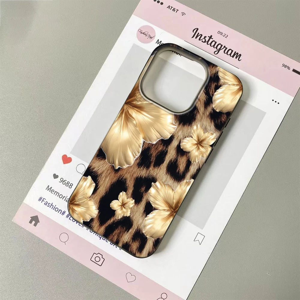 Classic Bouquet Pattern Phone Case For IPhone 17 Air 16 Pro 15 14 13 12 11 Pro Max 15 Plus Soft Cover ﻿