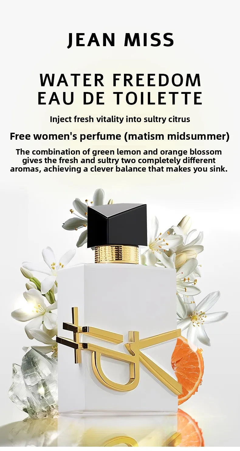 New Free Water Woman perfumes Aromatic Citrus Notes Lasting Fragrance Body Spray Light Flavor Summer Fragrance perfume