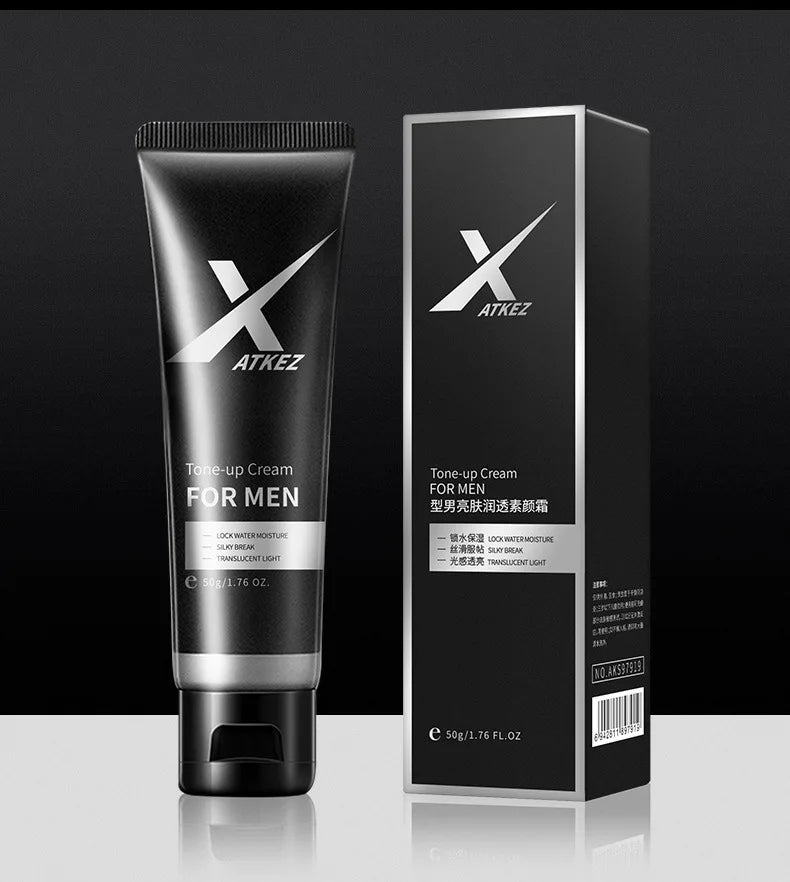 50g Men Concealer BB Cream Base Makeup Oil-control Long-lasting Moisturizing Cosmetics Waterproof Sweatproof Natural Base Makeup