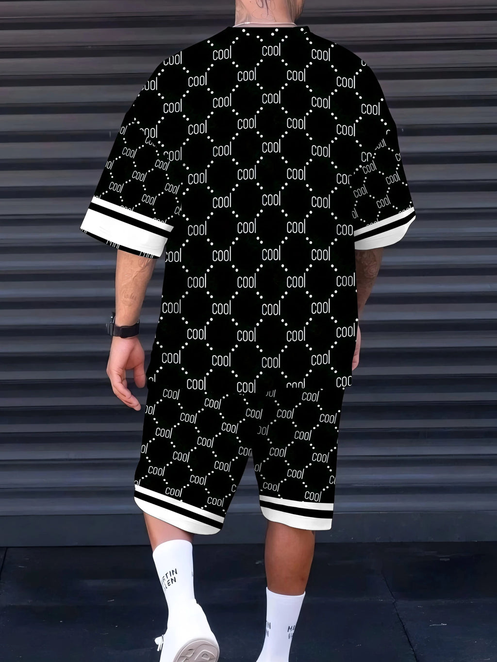The 2025 summer new men's suit 3D series casual fashionable and trendy men's clothing