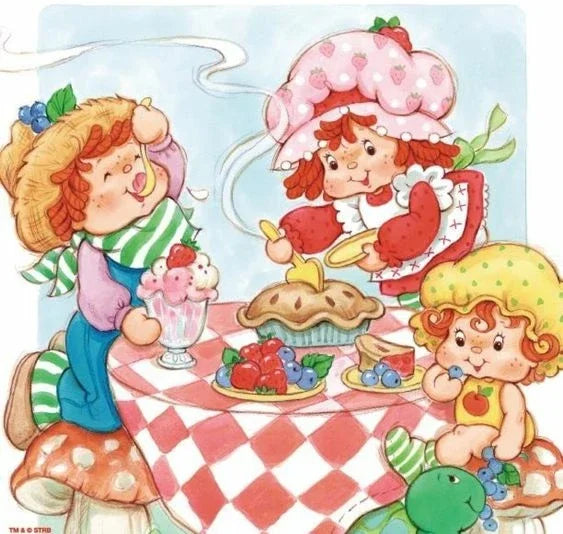 Strawberry Shortcake Cute Girl Diamond Painting Printed Embroidery Puzzle Cross Element Mosaic 5D DIY Art Kit House New Arrivals