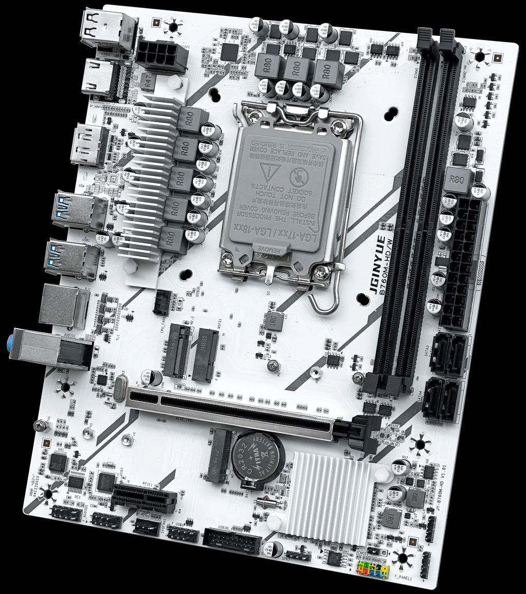 JGINYUE B760M HD-W Motherboard M-ATX ARGB LGA1700 Support Core 12/13/14th i5/i7 Dual Channel DDR4 RAM