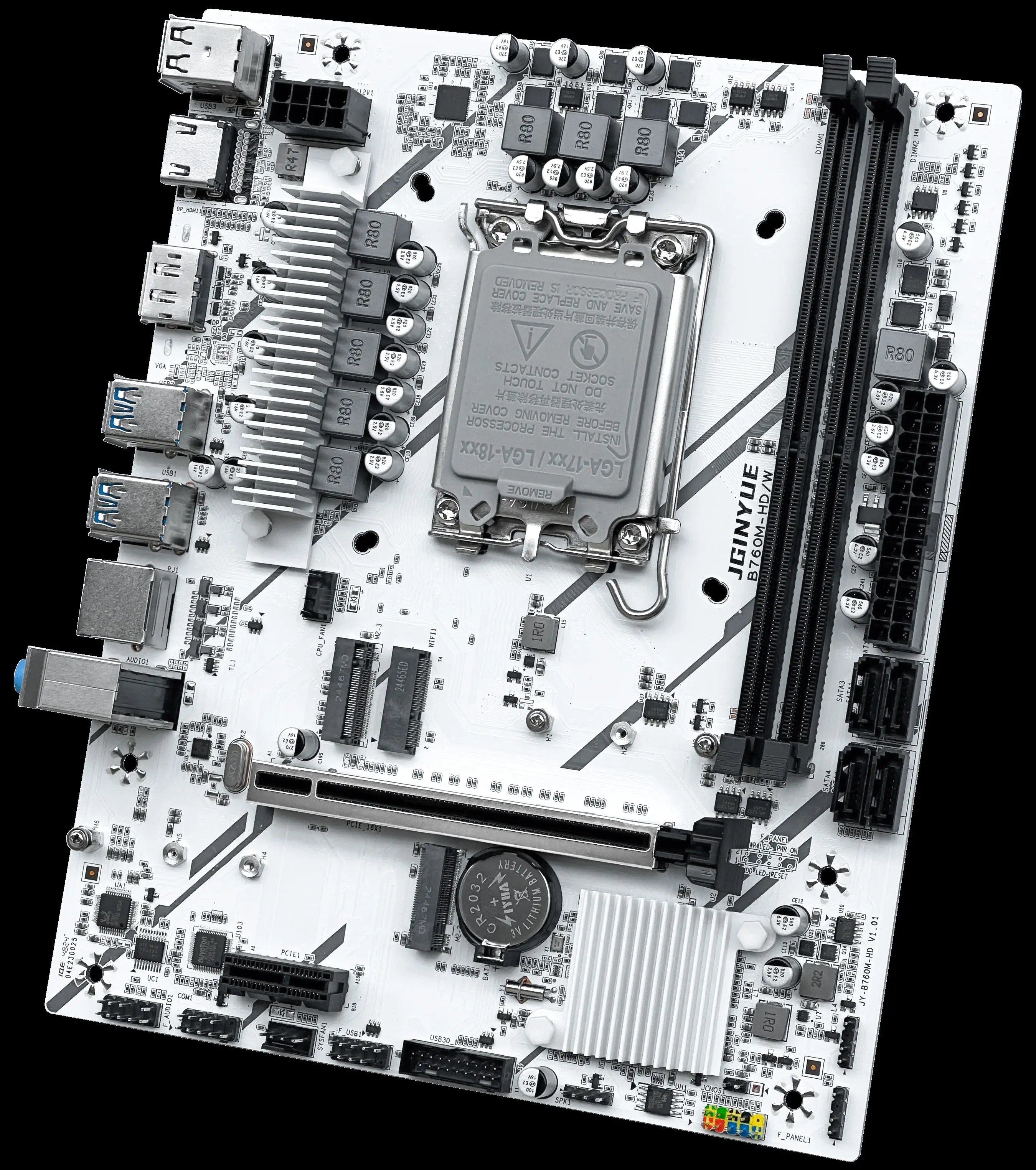 JGINYUE B760M HD-W Motherboard M-ATX ARGB LGA1700 Support Core 12/13/14th i5/i7 Dual Channel DDR4 RAM