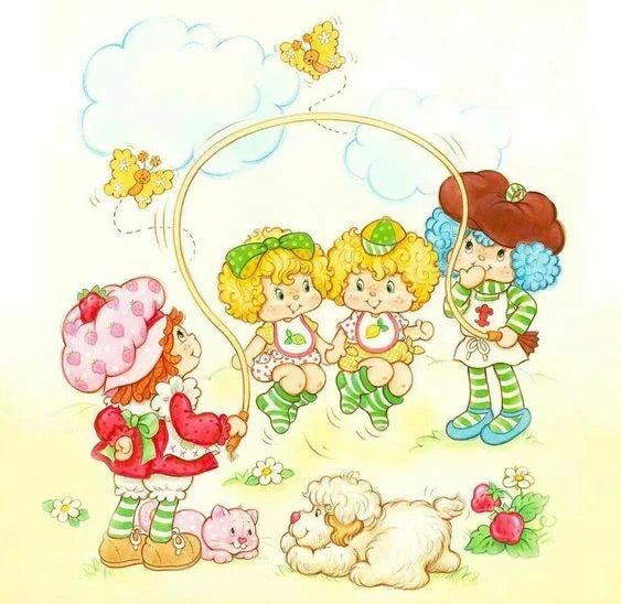 Strawberry Shortcake Cute Girl Diamond Painting Printed Embroidery Puzzle Cross Element Mosaic 5D DIY Art Kit House New Arrivals