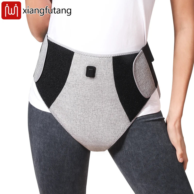 Red Light Heating Menstrual Period Pad  for Women Cramps Massager Heat Therapy Wrap for Abdomen Pain and Cramps Relief