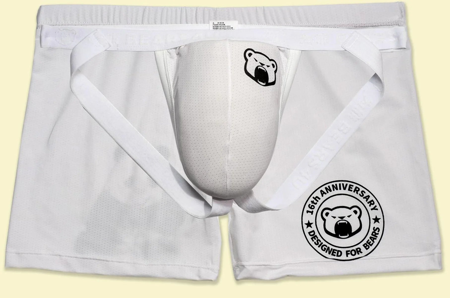New Arrivals 1 Set 2 Pcs Bear Gay Proud Underwear, 1 Bear Claw Paw Expose Buttocks Crotch Boxer Shorts, 1 Sexy Jocks, M L XL XXL