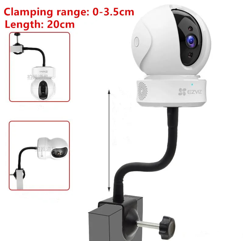 Platic Hole-free Holder Smart Surveillance Camera Wall Mount Bracket for EZVIZ C6CC6HNC6wiC6TcCP1XP1 Home Monitor Fixed Base