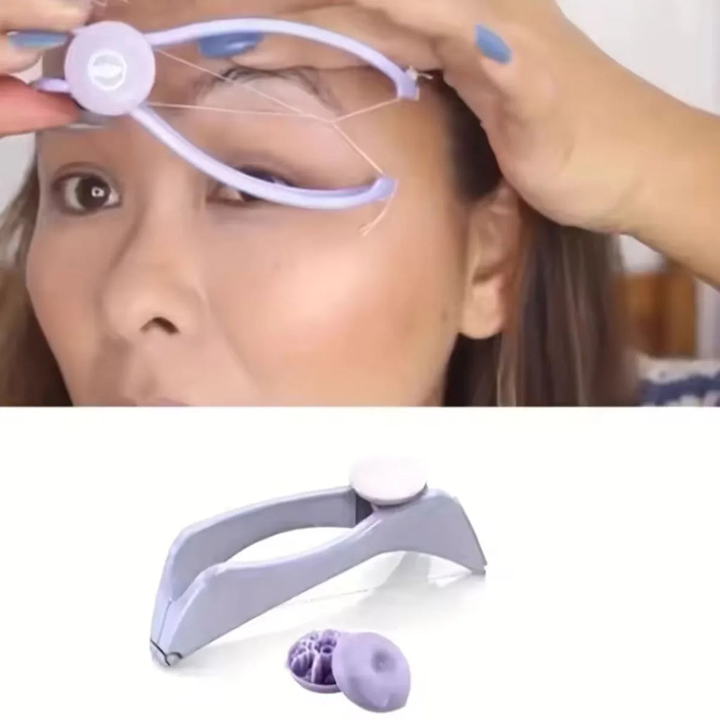 1pc-Female Hair Removal Device Mini Facial Hair Removal Device Threaded Facial Cheeks Eyebrow DIY Makeup and Beauty Tool
