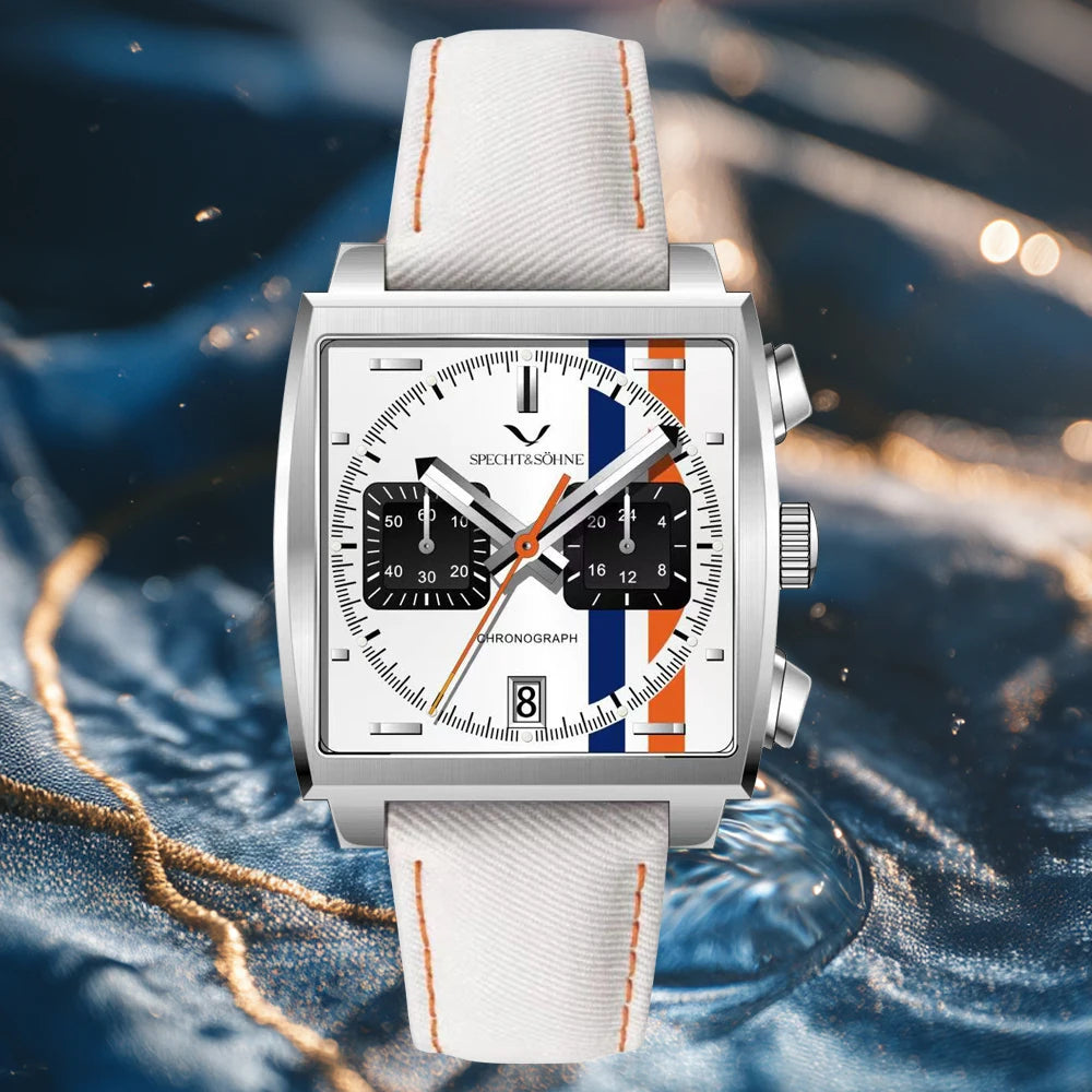 2025 Specht & Sohne New Arrivals Mens Watches Top Brand Luxury Stainless Steel Japan VK64 Chronograph Male Quartz Wristwatches