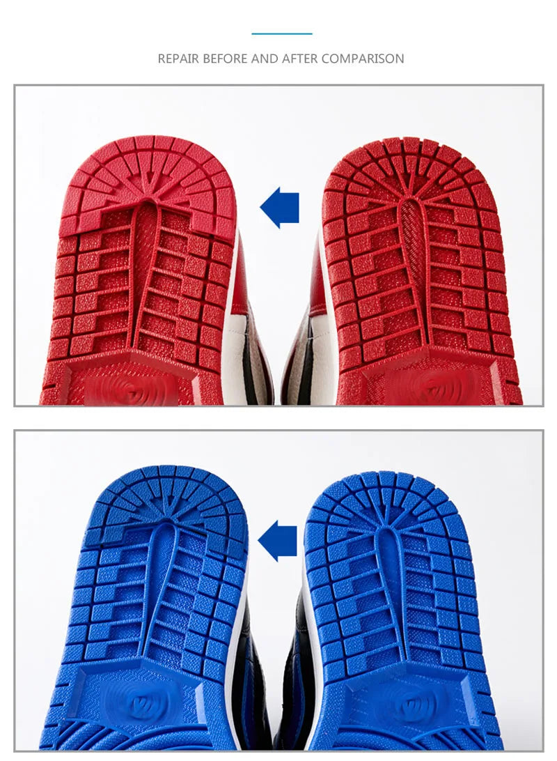 Wear-resistant Sole Protector for Sneakers Heel Outsole Rubber Sole Replacement Adhesive Insoles for Shoes Sole Repair Sticker