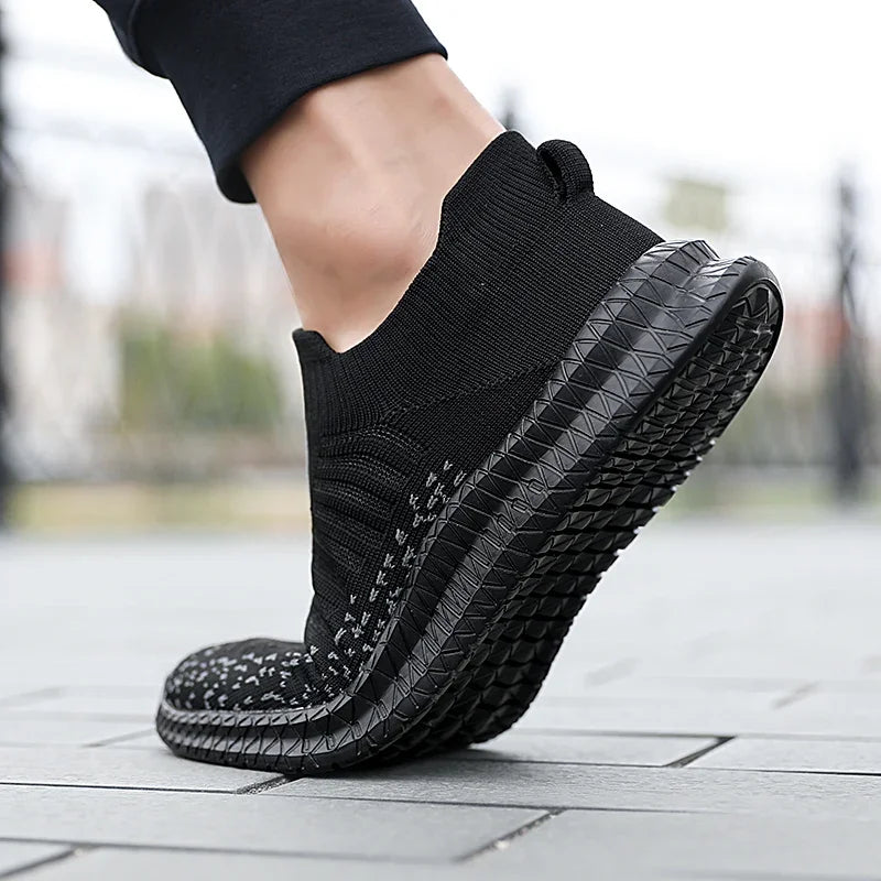 Men Sports Shoes Summer Breathable Casual Socks Shoes Men Pedal Light Sports Running Outdoor Walking Training Tennis Shoes