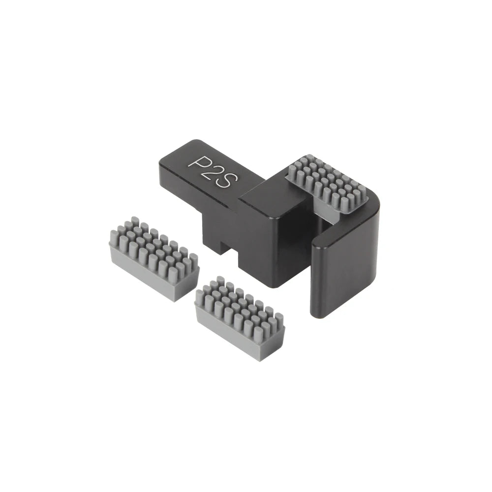 For bambulab P2S Series nozzle silicone wiper Nozzles Brush Hotbed Mounted Scrubbers for Bambu lab Cleaning Tool 3D Printer