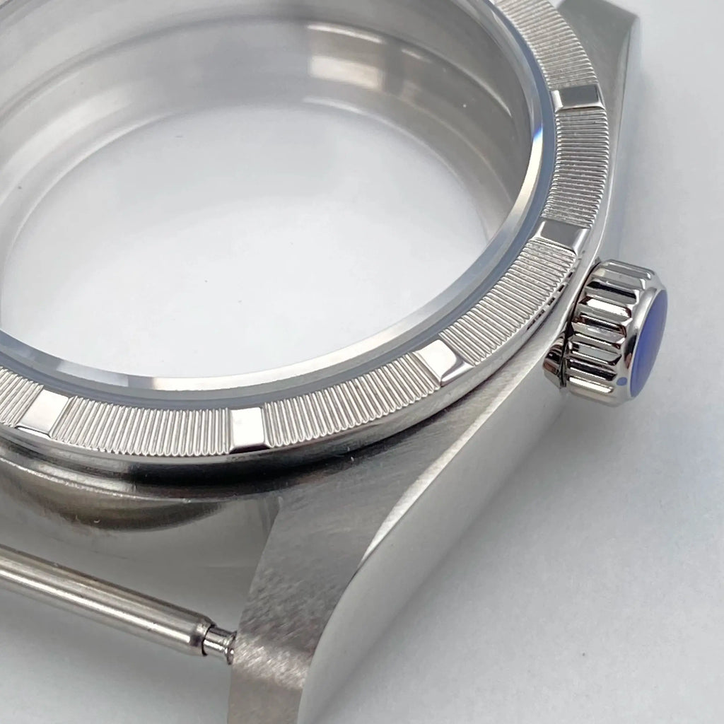 NH35 New Arrivals 36mm watch case Engine Turned BEZEL For AK Parts Replacemet NH35/36 Movement Modification Parts 28.5mm Dial
