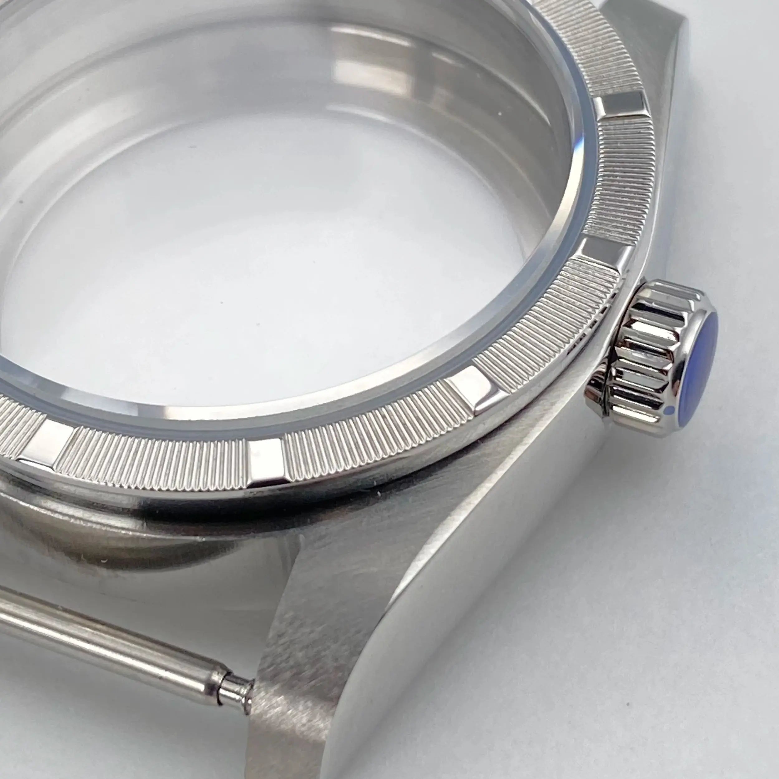 NH35 New Arrivals 36mm watch case Engine Turned BEZEL For AK Parts Replacemet NH35/36 Movement Modification Parts 28.5mm Dial