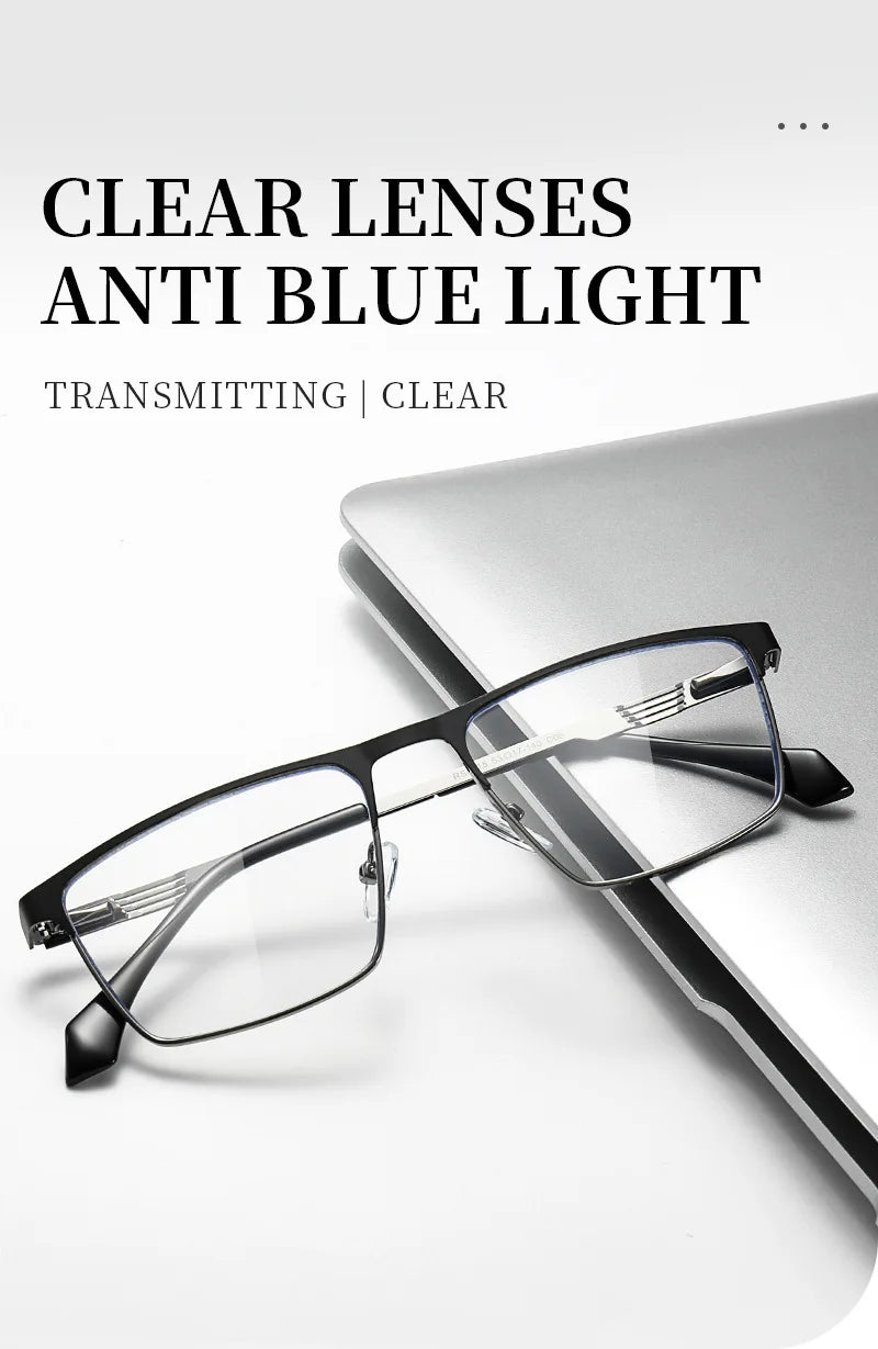 JMISUS 2025 New Arrivals Square Prescription Glasses Men Business Progressive Eyewear Plastic steel Custom Optical Eyeglasses