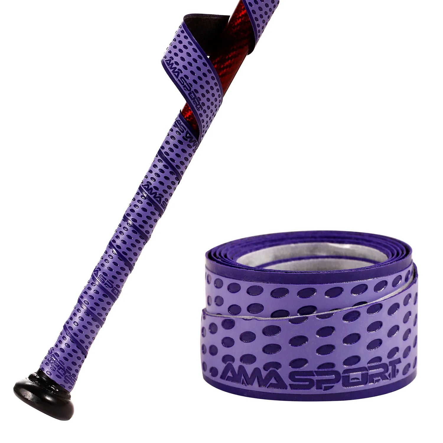 AMASPORT Baseball Bat Grip 1.1mm New Arrivals Embossed Pattern Grips for Baseball Bat Tape for Base Ball Accessories