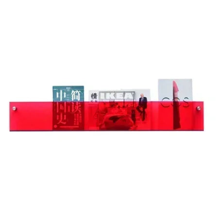 Children's Book Shelves Creative Acrylic Storage Rack Wall Mounted Picture Book Holder Magazine Display Shelf New Arrivals