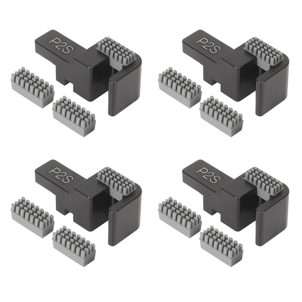 For bambulab P2S Series nozzle silicone wiper Nozzles Brush Hotbed Mounted Scrubbers for Bambu lab Cleaning Tool 3D Printer
