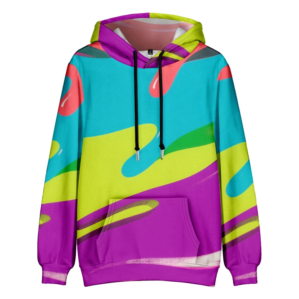 Color Block Matching Hoodies for Couples Long Sleeve Soft Unisex Winter Pullover for Theme Parks, Christmas Photos, Group Events