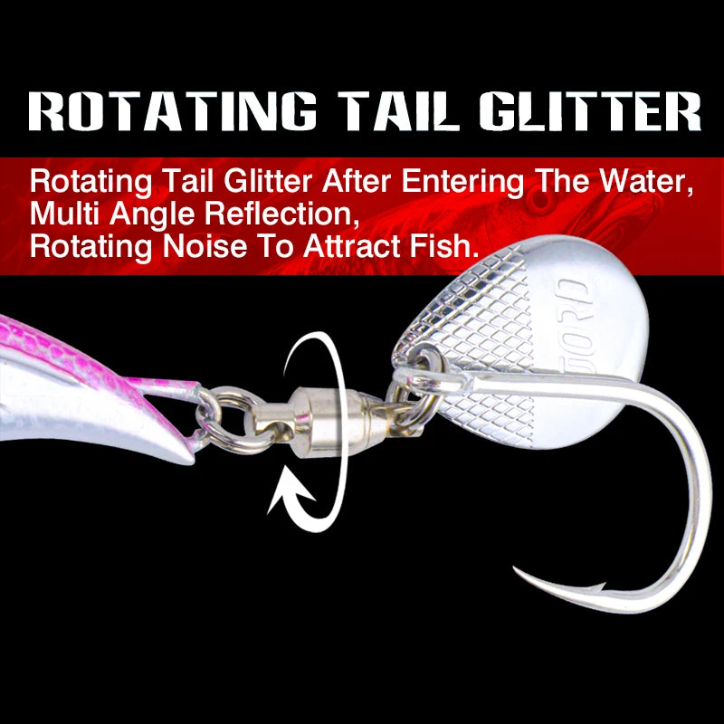 FJORD 40g 60g Metal Fishing Jig Tail Spinner Lure Spinning Sea Spoon Pike Bass New Arrivals 2025 Artificial Baits Fishing Tackle