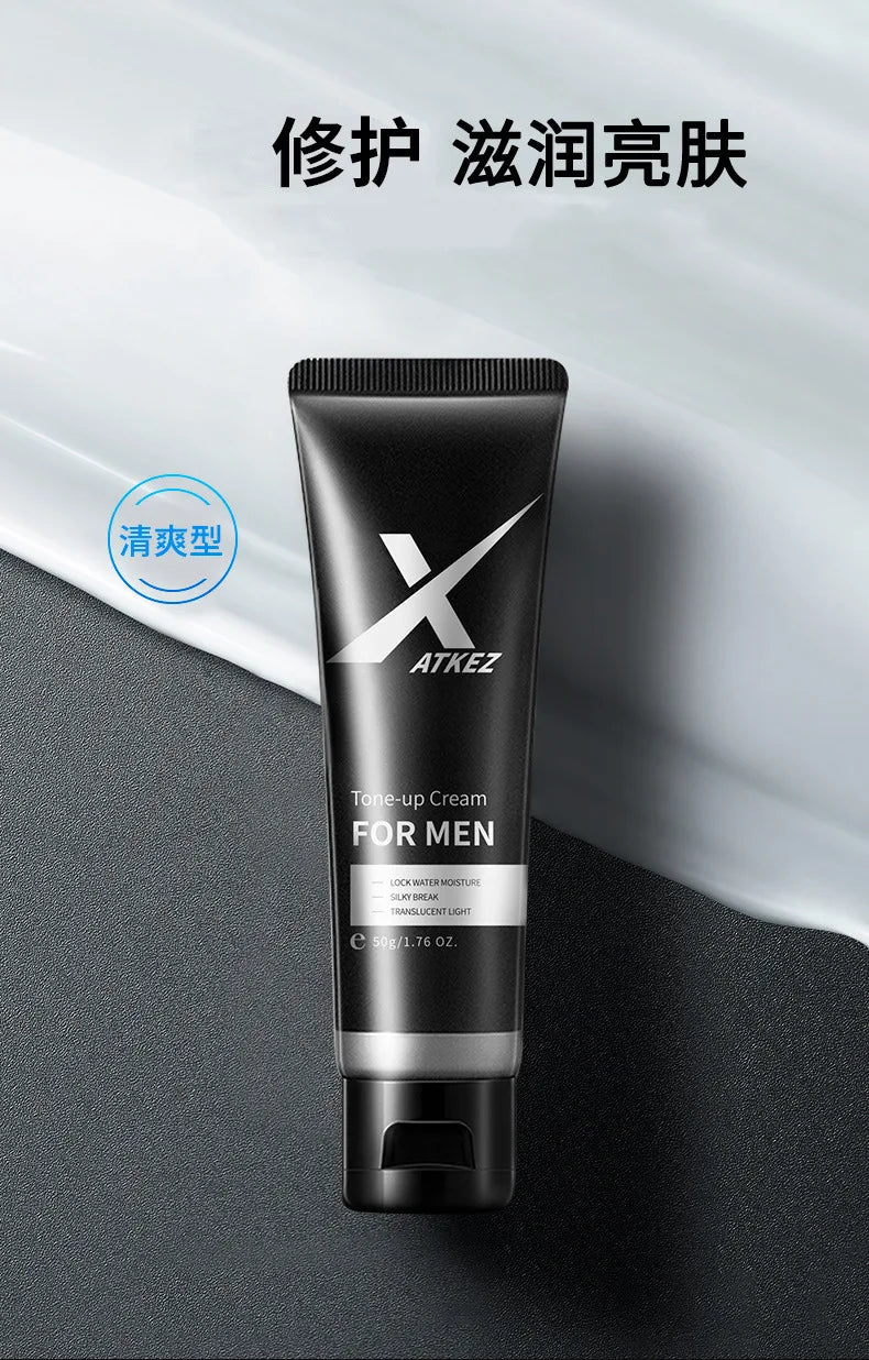 50g Men Concealer BB Cream Base Makeup Oil-control Long-lasting Moisturizing Cosmetics Waterproof Sweatproof Natural Base Makeup