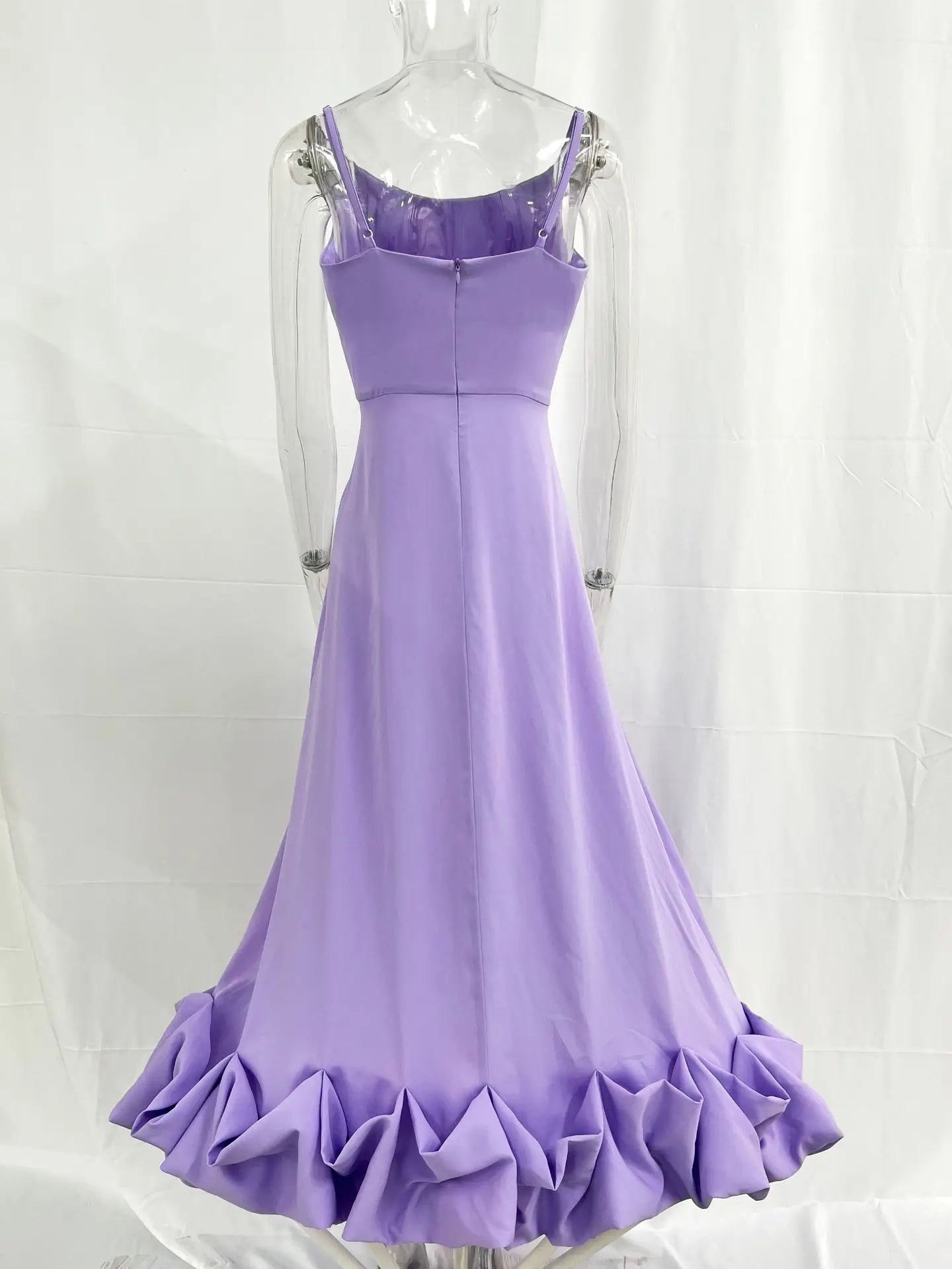 Putao Prom Dresses Fashion Square Empire Summer Party Dress Tea Length Sleeveless Chiffon Ruched Formal Evening Gowns платье жен