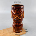 Hawaiian Ceramic Tiki Cocktail Mug coffee mug Hand Painted Cup Perfect Bar Party  Tropical Gift For Couples Women Birthday