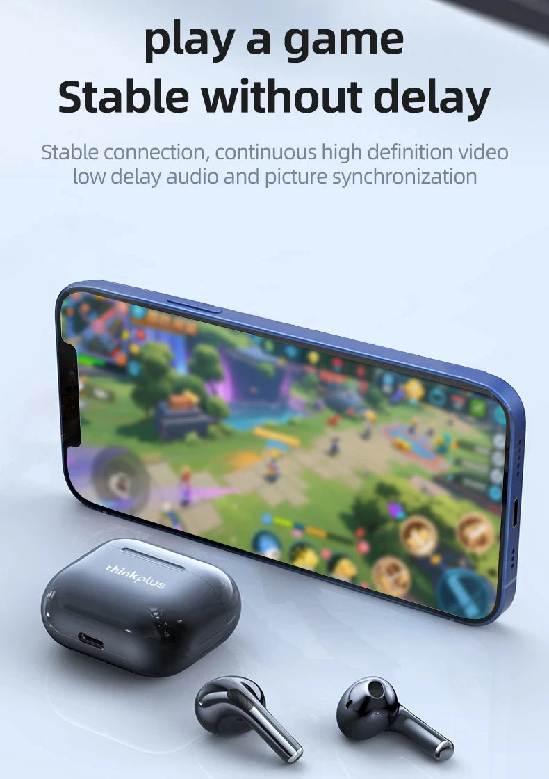 Lenovo LP40 Wireless Bluetooth Earphones TWS Touch Control Headset Gaming Headphones HD Call with Mic Earbuds 2025 New Choice